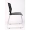 Officesource Tower Collection Stackable Side Chair with Chrome Frame SC1400BK - alternate 6